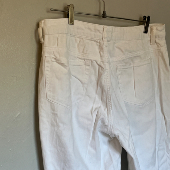 Falls Creek Women's White Denim Jeans Size Large 10 - Picture 4 of 9